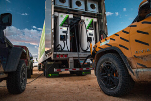 Here’s How The Rebelle Rally Charges EVs and Powers Base Camps In The Remote Desert